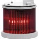 Light module in red color TWS L MT, with traditional Ba15d lamp holder. Flashing light. 12..240 V AC/DC. IP65.