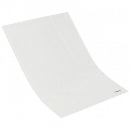 Document holder, flexible transparent plastic, self adhesive, 320x220 mm