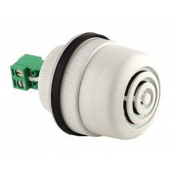 BEBIP24DA . Panel mount sounder developed with acoustic piezoelectric capsule. 82dB - 24 V AC/DC - hole mounted  diameter:12/16