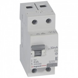 Residual current circuit breakeR ID K, RX3, 2P, 63A, 30 mA, A tip
