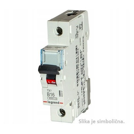 Miniature Circuit Breaker, 6kA,1P, 25A, C curve code