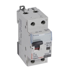 Residual current breaker with overcurrent protection iDPNN Vigi, 1P+N, 10A C 30 mA, AC type
