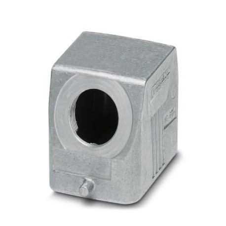 Sleeve housing B6, for single locking latch, Die-cast aluminum, cable outlets: 1, lateral, 52 mm, cable gland: none, support sl