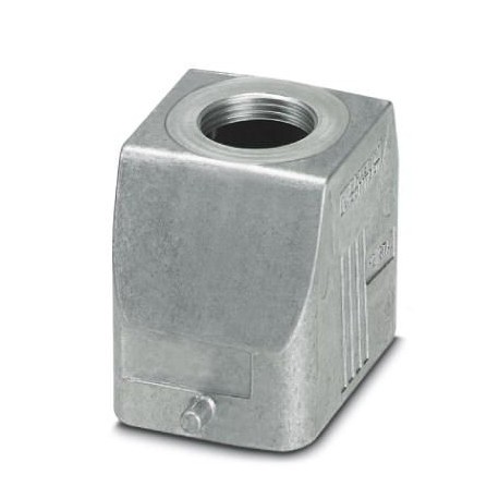 Sleeve housing B6, for single locking latch, Die-cast aluminum, cable outlets: 1, straight, 52 mm, cable gland: none, support s