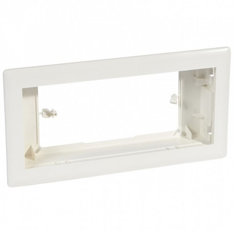 Flush-mounting frame for dry partitions