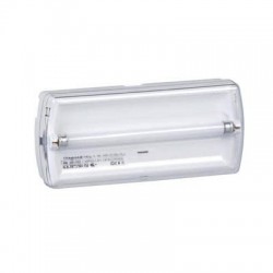 Emergency luminaire U21, fluorescent, standard, non maintained, 1h, 1x6W, 70 lm
