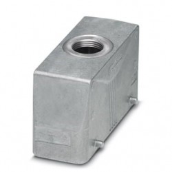 Sleeve housing B24, for double locking latch,  Die-cast aluminum, Cable outlets: 1, straight,  60 mm, cable gland: none, no sup
