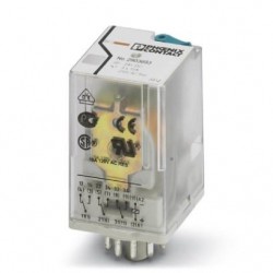 Industrijski plug-in oktogonalni relej s power kontaktima, 3 PDT-a, testni gumb, supresorska dioda,mehanički indikator položa