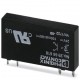 Plug-in miniature solid-state relay, input solid-state relay, 1 N/O contact, input: 24 V DC, output: 3 - 48 V DC/100 mA. OPT-24