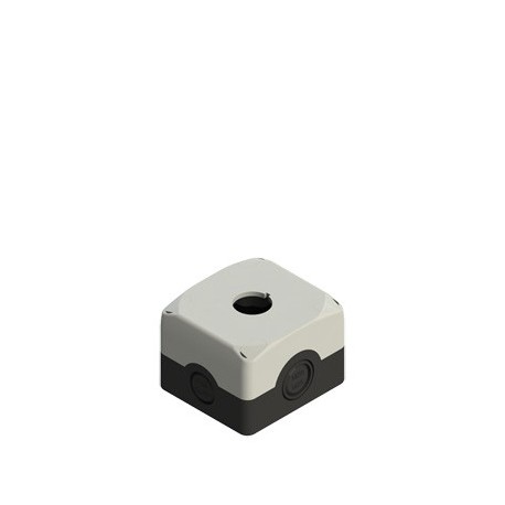 Enclosures for automation sector, grey cover, 22mm hole