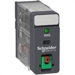 Interface plug-in relay - Zelio RXG - 1C/O standard -230VAC-10A-with LTB and LED