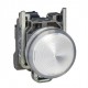 Signalna žaruljica, bijela, potpuna, fi: 22, obična leća s ugrađenim LED-om 24 V