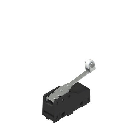MK Microswitch with roller lever, polymer housing, 1NO+1NC changeover