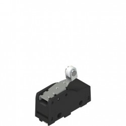 MK Microswitch with short roller lever, polymer housing, 1NO+1NC changeover