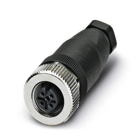 Connector, 5-position, Socket straight M12, Screw connection, cable gland Pg7 4 mm ... 6 mm, SACC-M12FS-5CON-PG 7-M