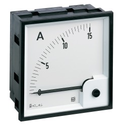 Ammeter DC RQ72M, 72x72 mm, input:  -... 0 ...+60mV dc