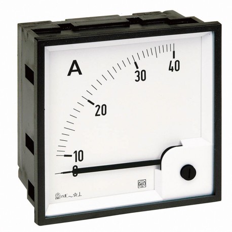 Ammeter AC RQ96E, analog, 96x96 mm, no scale, indirect 5A, 1 In