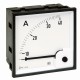 Ammeter AC, analog, 96x96 mm, no scale, indirect 5A, 5 In