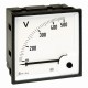 Voltmeter AC RQ96E, analog, 96x96 mm, 0..500 V AC
