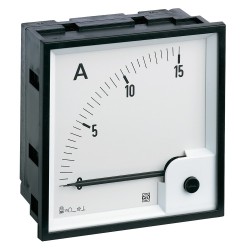 Ammeter DC RQ96M, analog, 96x96 mm, input: 0 ...+60mV dc, scale 0..100 A