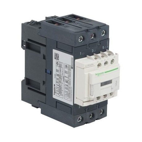 TeSys D contactor - 3P(3 NO) - AC-3 - max 440 V 40 A - 110 V AC 50/60 Hz coil