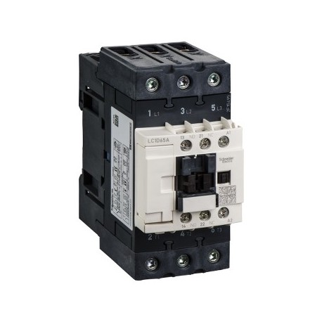TeSys D contactor - 3P(3 NO) - AC-3 - max 440 V 65 A - 24 V AC 50/60 Hz coil