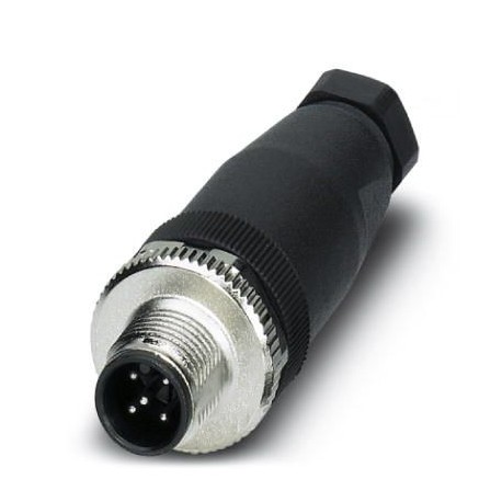 Connector, 5-position, Plug straight M12,  Screw connection,  cable gland Pg7 4 mm ... 6 mm, SACC-M12MS-5CON-PG 7-M