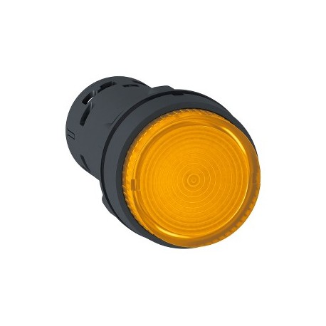 ILLUM. P.B - LED - Spring Rtn -1NO - Orange - 24V