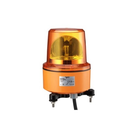 Rotating mirror orange, 130 mm, 230VAC, IP67