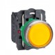 Orange flush complete illum pushbutton diameter: 22, spring return 1NO+1NC 220...240V