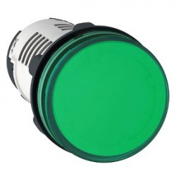 Signalna žaruljica,  zelena, LED, 230