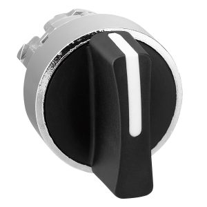 Glava crne preklopke promjera 22, 3 položaja, opružni povrat