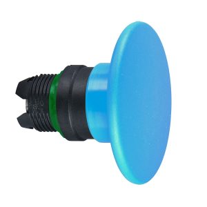 Glava gljivastog tipkala, plava, promjera 60, za rupu promjera 22, opružni povrat