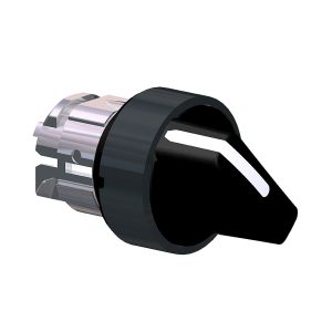 Glava crne izborne preklopke promjera 22, 2 položaja, nepomična