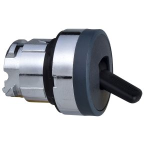 Glava crne izborne preklopke promjera 22, 2 položaja, nepomična