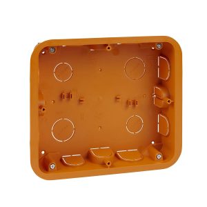 Unica kutija za podžbuknu montažu, 2x6 m, 16 otvora, žuta