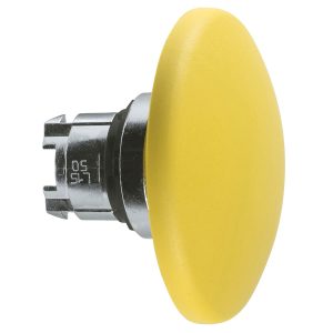 Glava gljivastog tipkala, žuta, promjera 60, za rupu promjera 22, opružni povrat