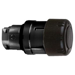 Glava gljivastog tipkala, crna, promjera 30, za rupu promjera 22, prianjajuće otpuštanje okretanjem