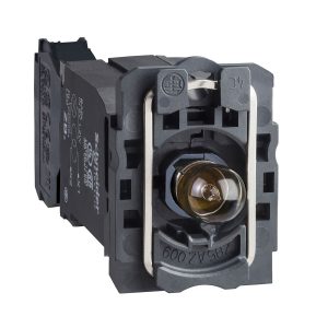 Blok lampice s kućištem odnosno spojnim prstenom i žaruljicom sa žarnom niti BA9s, 400 V, 1R kontakt