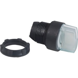 Glava bijele svjetleće izborne preklopke promjera 22, 2 položaja, nepomična