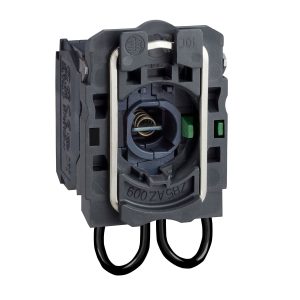 Blok plave treptajuće lampice s kućištem odnosno spojnim prstenom i integralnim LED-om, 24V