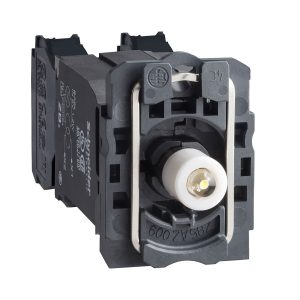 Blok crvene lampice s kućištem odnosno spojnim prstenom i LED-om, žaruljicomBA9s, 110...120V, 1R i 1M kontakt