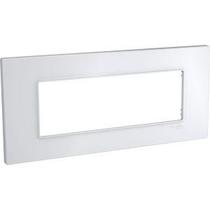 Unica Quadro, okvir poklopca, 6 modula, bijeli