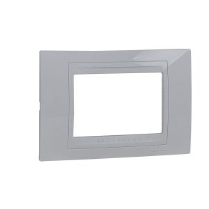 Unica Allegro, okvir poklopca,3 modula,bijeli