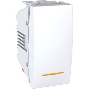 Unica sklopka, dvosmjerna,  10 AX 250 V AC, 1m, bijela