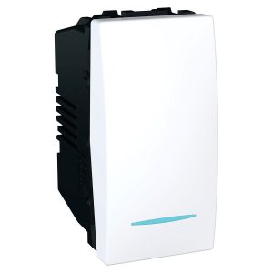 Unica sklopka, dvosmjerna, 16 AX 250 V AC, 1m, bijela