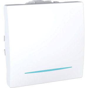 Unica sklopka, dvosmjerna, 10 AX 250 V AC, 2m, bijela