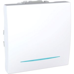 Unica sklopka, križna, 10 AX 250 V AC, 2m, bijela