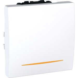 Unica sklopka, jednosmjerna, 16 AX 250 V AC, 2m, bijela