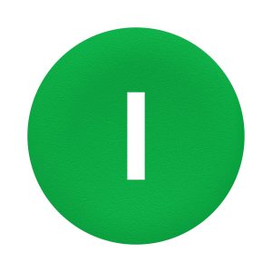 Kapica zelena, oznaka I, za okruglo tipkalo, promjera 22